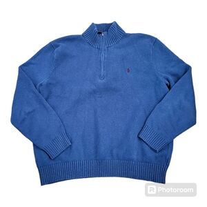 Vintage polo Ralph Lauren quarter zip‎ sweater